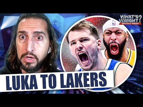 Reaction to SHOCKING Luka Doncic, Anthony Davis trade between Mavs &amp; Lakers | Nick Wright NBA